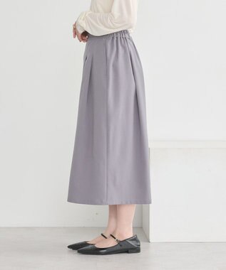 earth music&ecology 選べる丈タックスカーチョ Gray