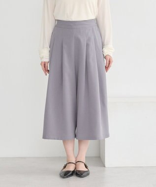 earth music&ecology 選べる丈タックスカーチョ Gray