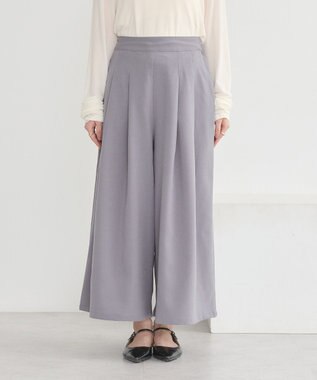 earth music&ecology 選べる丈タックスカーチョ Gray