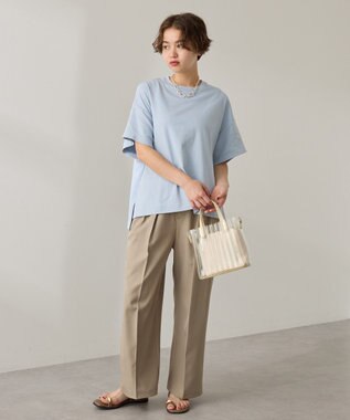 AMERICAN HOLIC 【接触冷感】スムースボクサーＴシャツ Blue