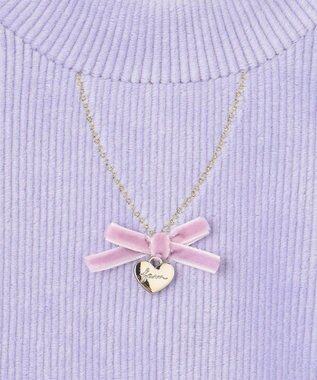 ANY KIDS ハイネック長袖カットソー ラベンダー