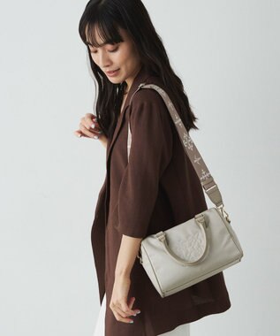 russet コーデュラナイロン2WAYミニボストンバッグ(CE-1721-WEB) L.Greige