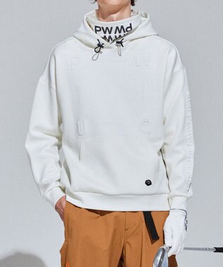 PW CIRCULUS 【MEN】 デタッチャブルフーディー ホワイト系
