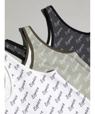 Green Parks ＥＧＯＩＳＴ　ロゴタンクトップ Charcoal Gray