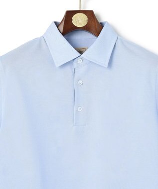 J.PRESS MEN 【ビジネス対応 / 吸水速乾】カノコインレイ ポロシャツ サックスブルー系