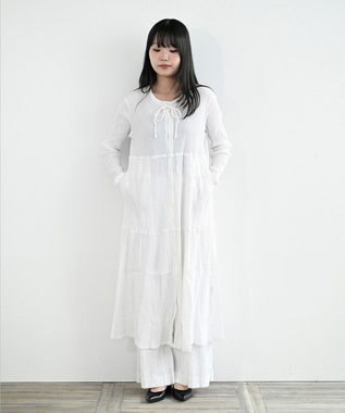 crêprie tsumori chisato creperie DRESS クレプリ ロングワンピース WHITE