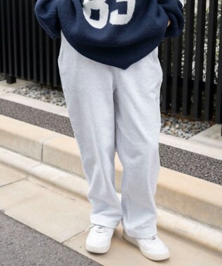 WEGO 【ウエストゴム/XSSMサイズ展開】スウェットワイドパンツ