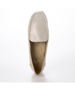 ing 【３E】【サスティナブル】モカシューズ ライトベージュカタオシ