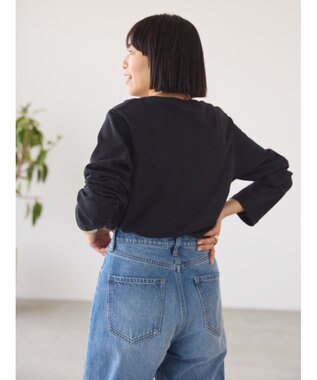 AMERICAN HOLIC クルーネックカットプルオーバー Black