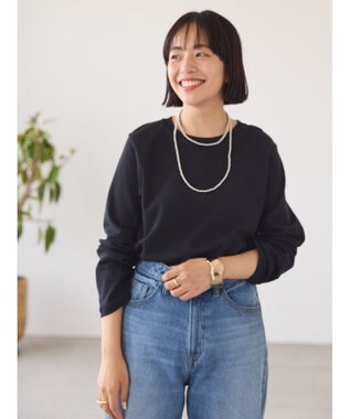 AMERICAN HOLIC クルーネックカットプルオーバー Black