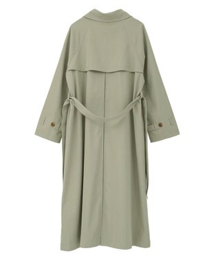 AMERICAN HOLIC 【先行予約】【花粉防止】ロングトレンチコート Ligh Khaki
