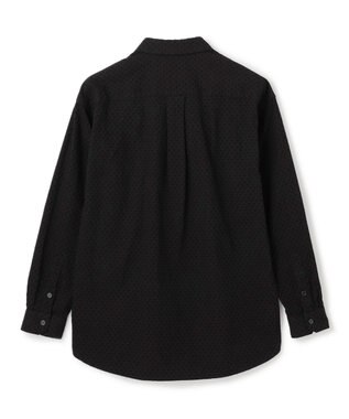 JOSEPH HOMME 【HIGH GRADE LINE】シュリンクドビーコットン  ジャガードシャツ ブラック系