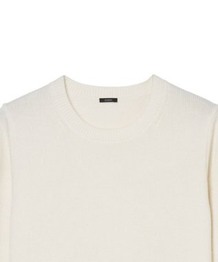 JOSEPH 【FOUNDATIONS】ライトピュアカシミヤ　ラウンドネックニット Ivory