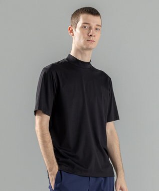 JOSEPH HOMME 【新素材】ハイゲージベアスムース　モックネックカットソー ブラック系