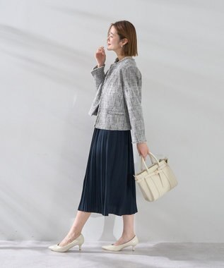 YECCA VECCA 2wayベルトデザインハンドバッグ Ivory