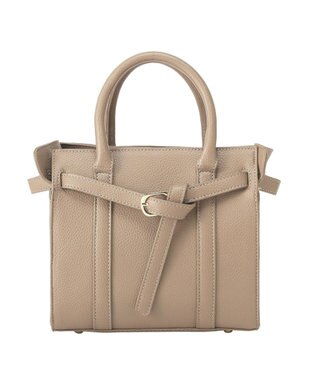 YECCA VECCA 2wayベルトデザインハンドバッグ Beige