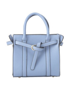 YECCA VECCA 2wayベルトデザインハンドバッグ Blue