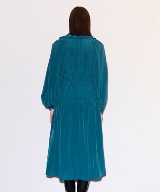 JOSEPH クレープドソワ　ドレス Dark Teal