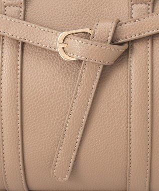 YECCA VECCA 2wayベルトデザインハンドバッグ Beige