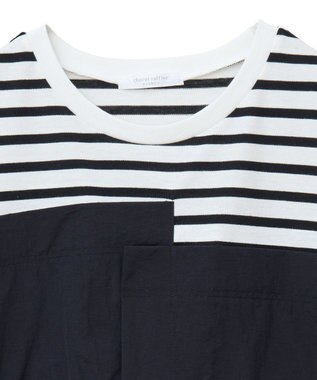 Green Parks ビスチェドッキングドロスト５分袖プルオーバー Khaki