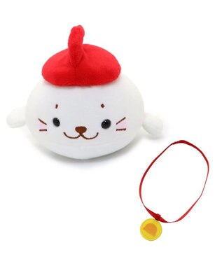 Mother garden しろたん カーリングマスコット 赤色 22cm小さい ぬいぐるみ マスコット カーリング あざらし アザラシ かわいい キャラクター プレゼント ギフト マザーガーデン 赤