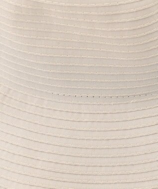 ANY SIS 【クリップ付き】グログランリボン ハット ライトベージュ