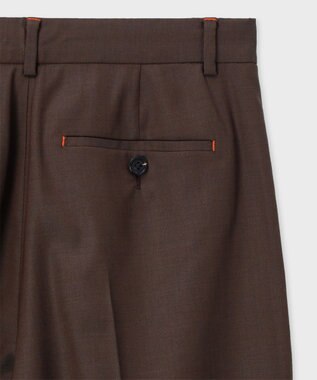 Paul Smith シャンブレーカラー ワイドパンツ ブラウン