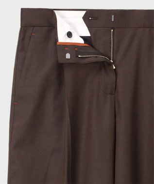 Paul Smith シャンブレーカラー ワイドパンツ ブラウン