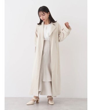 earth music&ecology アシンメトリーイレヘムスカート Beige
