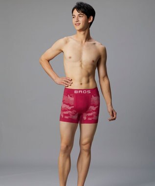 WACOAL MEN ボクサーパンツ 【EVERYDAY BOXER】 吸汗速乾 立体成型 前閉じ 下着 メンズ GT3491 /ブロス バイ ワコールメン レッド