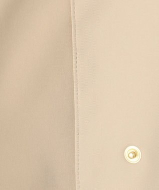 J.PRESS LADIES 【洗える】ソロテックス ドライツイル ノーカラー コート ベージュ系