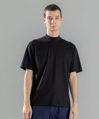 JOSEPH HOMME 【新素材】ハイゲージベアスムース　モックネックカットソー ブラック系