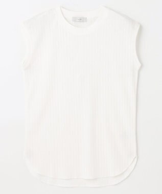 ANY L 【洗濯機可/接触冷感/UVカット】汗ジミ防止テレコノースリーブプルオーバー オフ