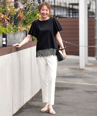 エアリーストレッチ テーパードパンツ