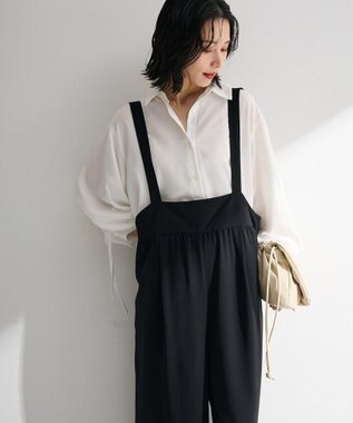 Green Parks スカーチョサロペット Black