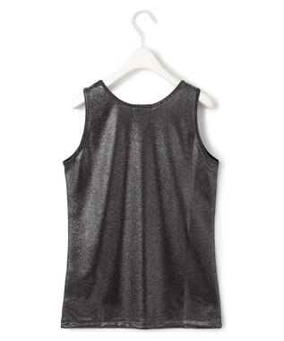 ICB 【洗える】シャイニータンクトップ カットソー シルバー系
