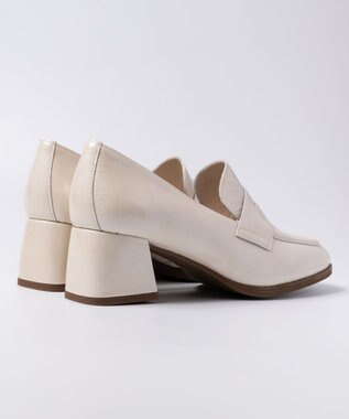 BONTRE 【BONTRE/ボントレ】チャンキーヒールローファー アイボリー