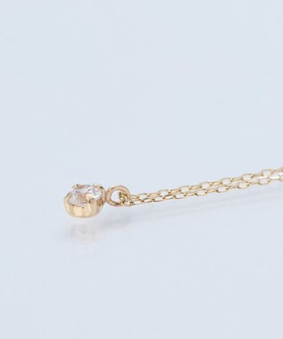 Phoebe 【K10】ワントップビジューネックレス/全長:40cm ゴールド