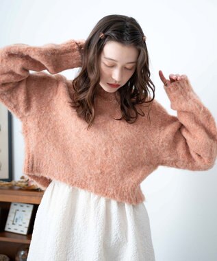 WEGO 2WAYブークレリボンカーデ オレンジ