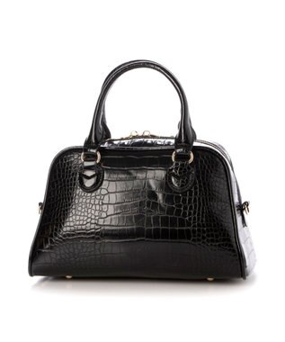 UNBILLION カシュカシュ cachecache / アソート合皮ボストンバッグ ブラック