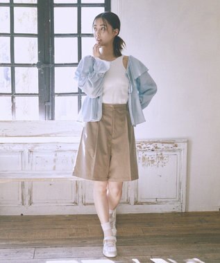 earth music&ecology バミューダパンツ Beige