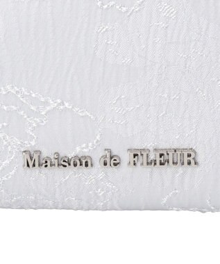 Maison de FLEUR ブルーマニアボリュームリボン２ＷａｙトートＳバッグ Light Blue