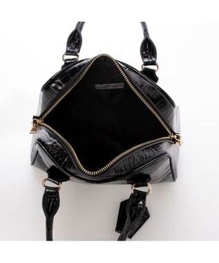 UNBILLION カシュカシュ cachecache / アソート合皮ボストンバッグ ブラック