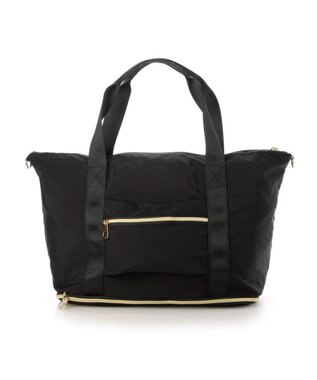 UNBILLION カシュカシュ cachecache / ポータブルシワナイロンボストンバッグ ブラック