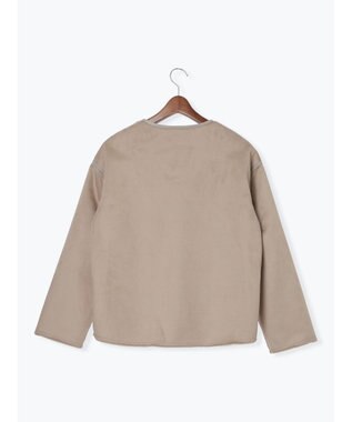 Te chichi リバーシブルファームートンブルゾン モカ