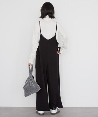 AMERICAN HOLIC イージーケアキャミサロペット Black