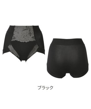 BRADELIS New York 【BRADELIS NewYork peace】ナチュラルフィット綿混ショーツ25 補正 補整下着 吸汗速乾 接触冷感で快適 ブラック