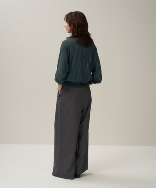 ATON COMPACT COTTON | Vネックニットカーディガン GREEN