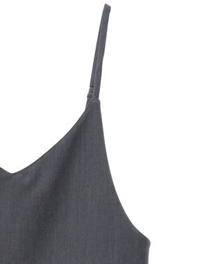 AMERICAN HOLIC イージーケアキャミサロペット Gray Mixture