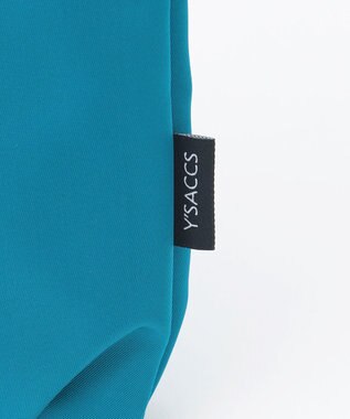 Y'SACCS 【大人のおしゃれ手帖11月号掲載】本上まなみ×Y'SACCS タックラウンドスマートポシェット ブルー